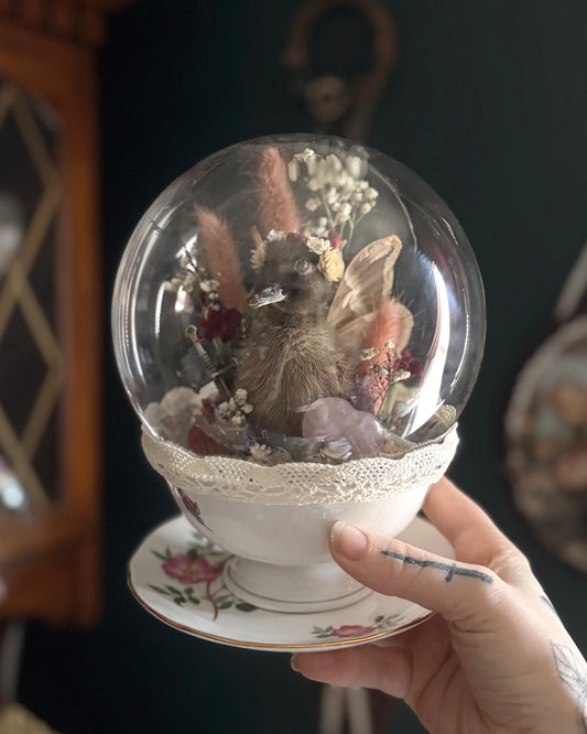 Faerie Duckling in Rose Quartz