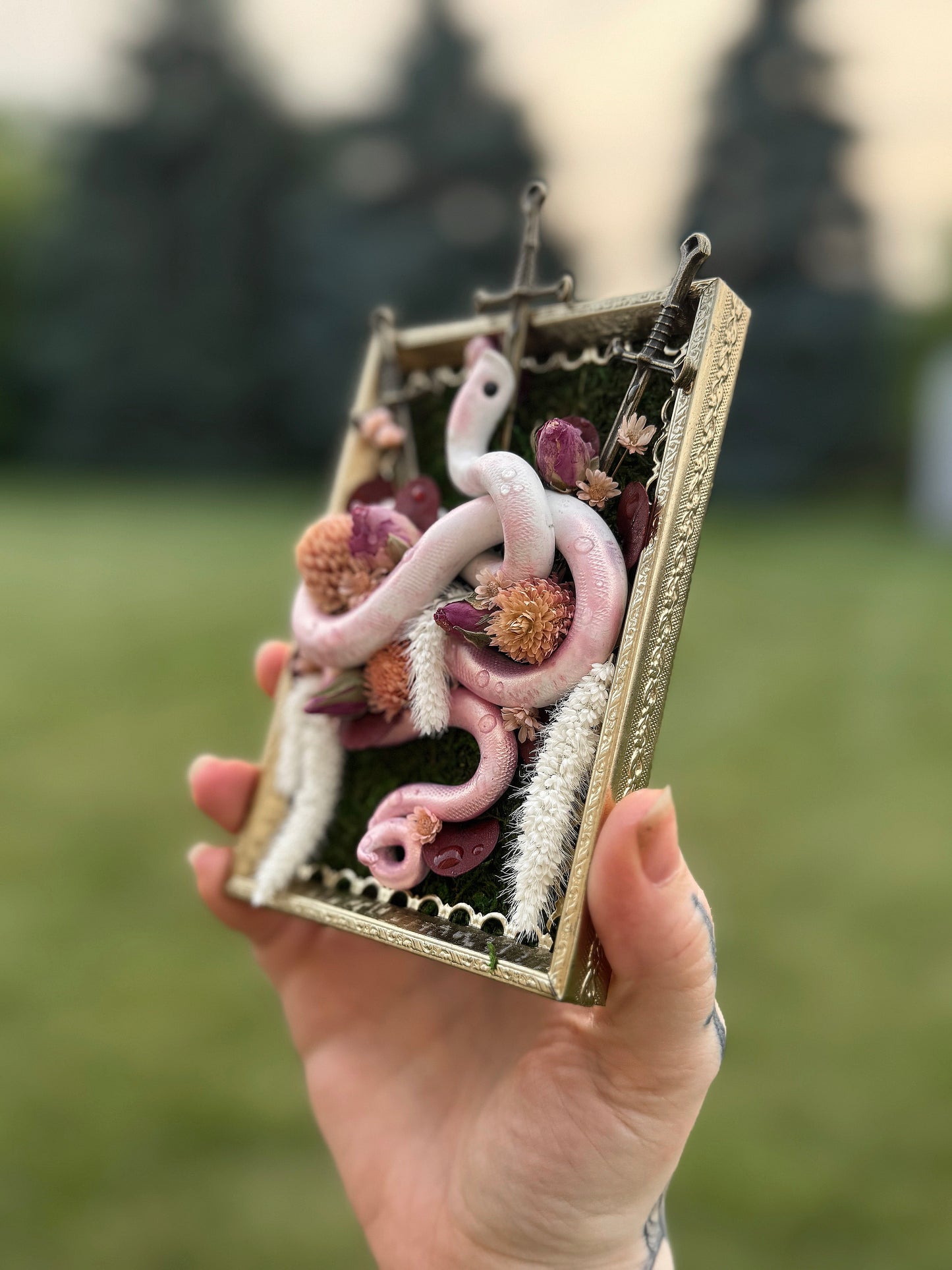 Three of Swords Summer Snake