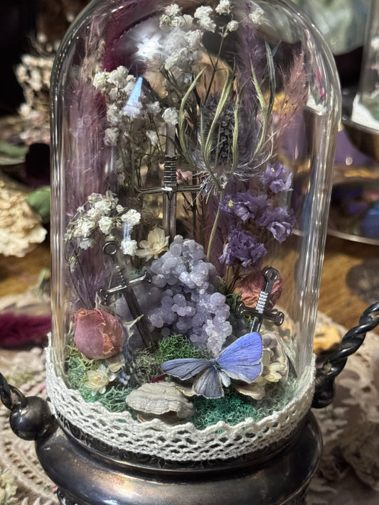 Three of Swords in Vintage Bridal Basket