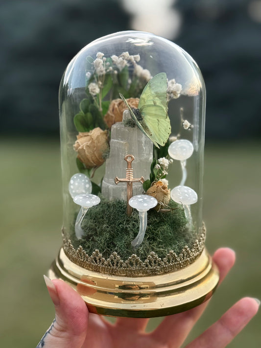 Petite Papillon Selenite-Light