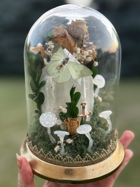 Papillon Priestess Selenite-Light