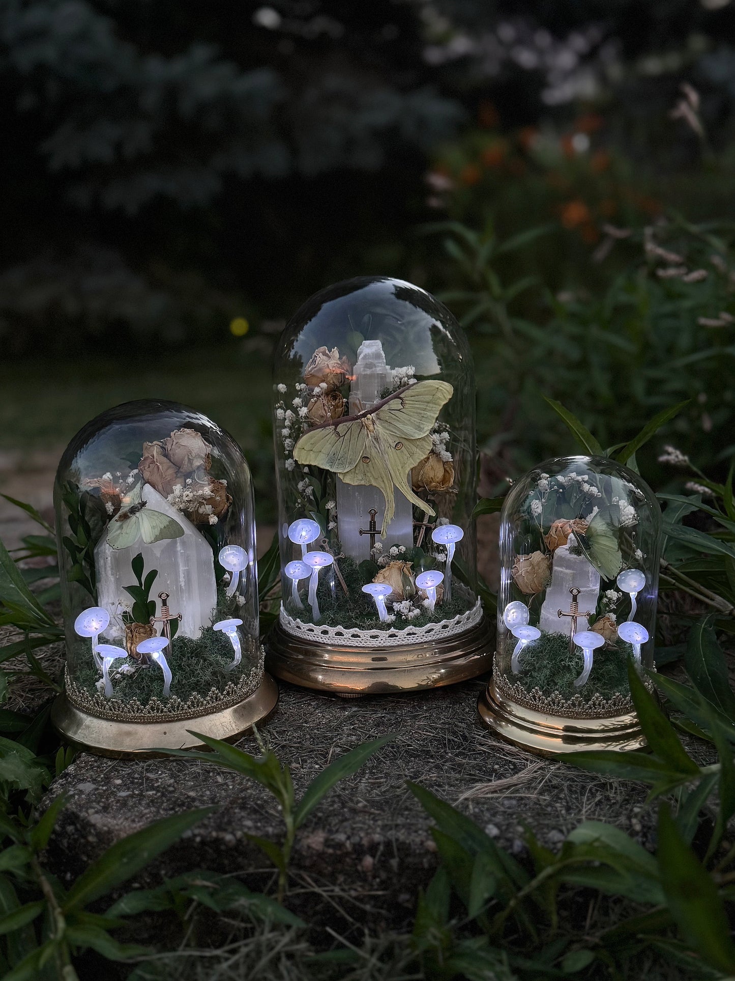 Petite Papillon Selenite-Light