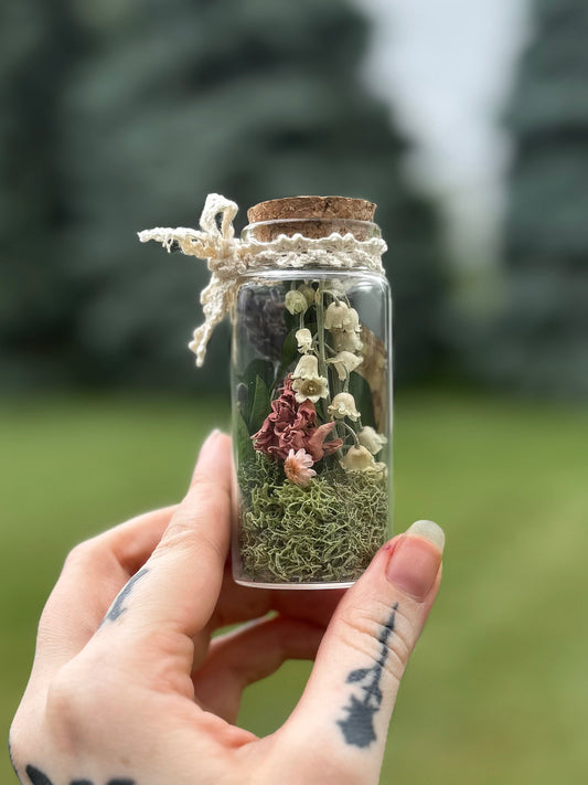 Morpho Wing & Lily of the Valley