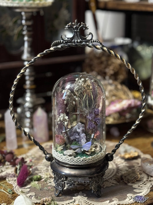 Three of Swords in Vintage Bridal Basket