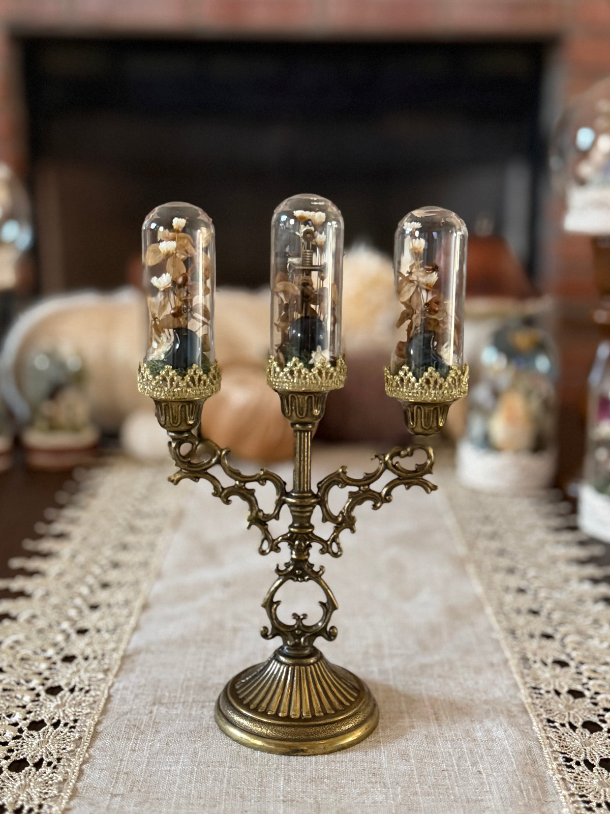 Harvest Triple Moon Mini Candelabra