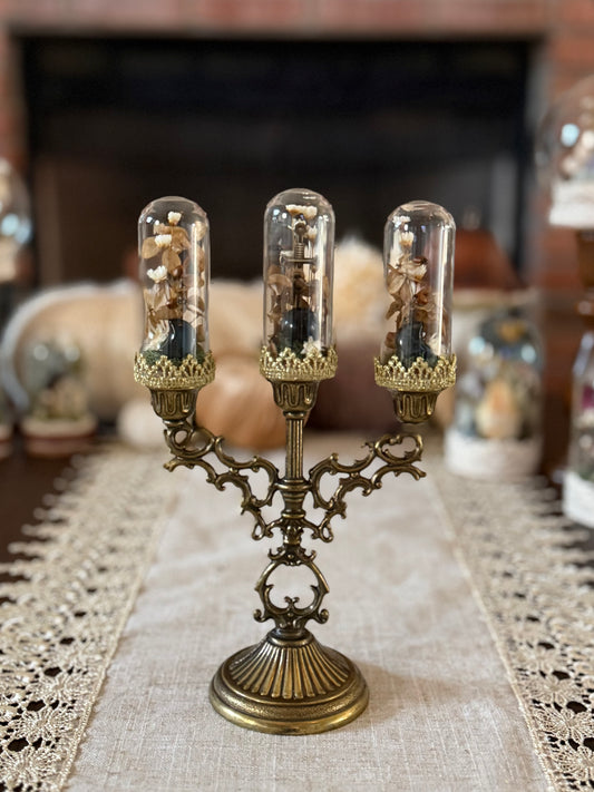 Harvest Triple Moon Mini Candelabra