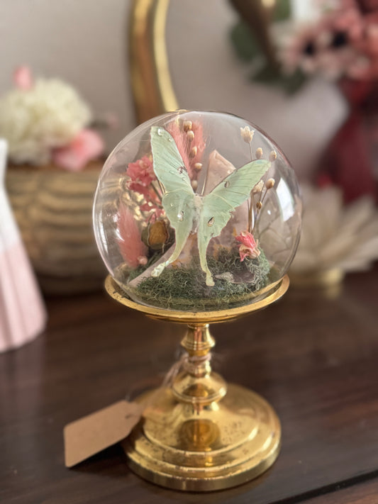 Little Luna & Flower Agate Moon