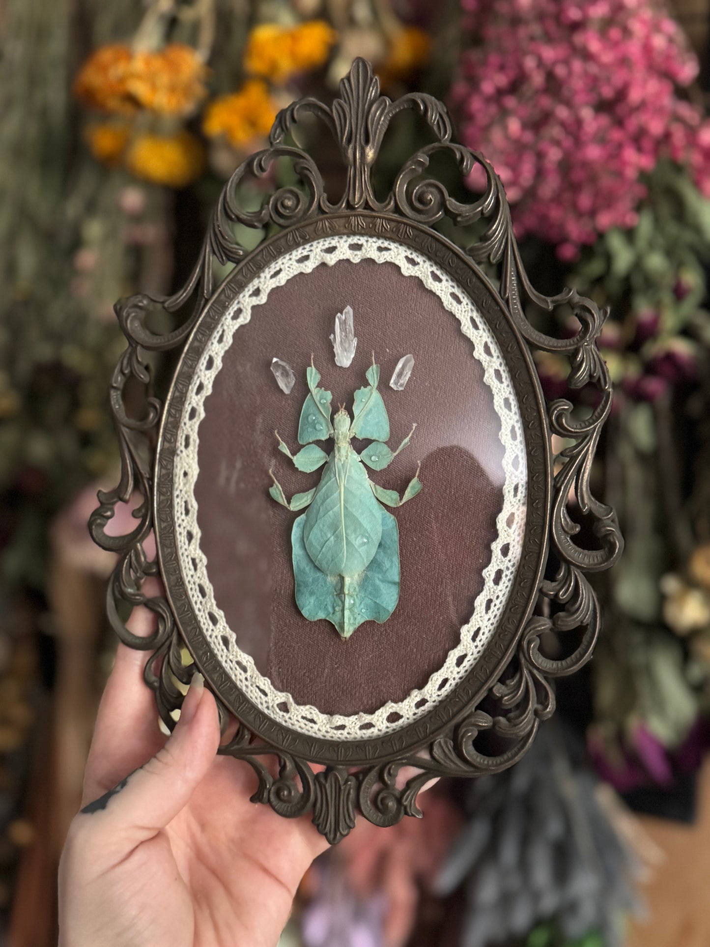 Lady Leaf with Clear Quartz