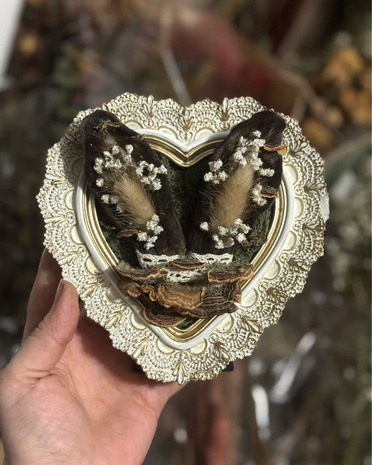 Bunny Ears & Baby’s Breath in Brown