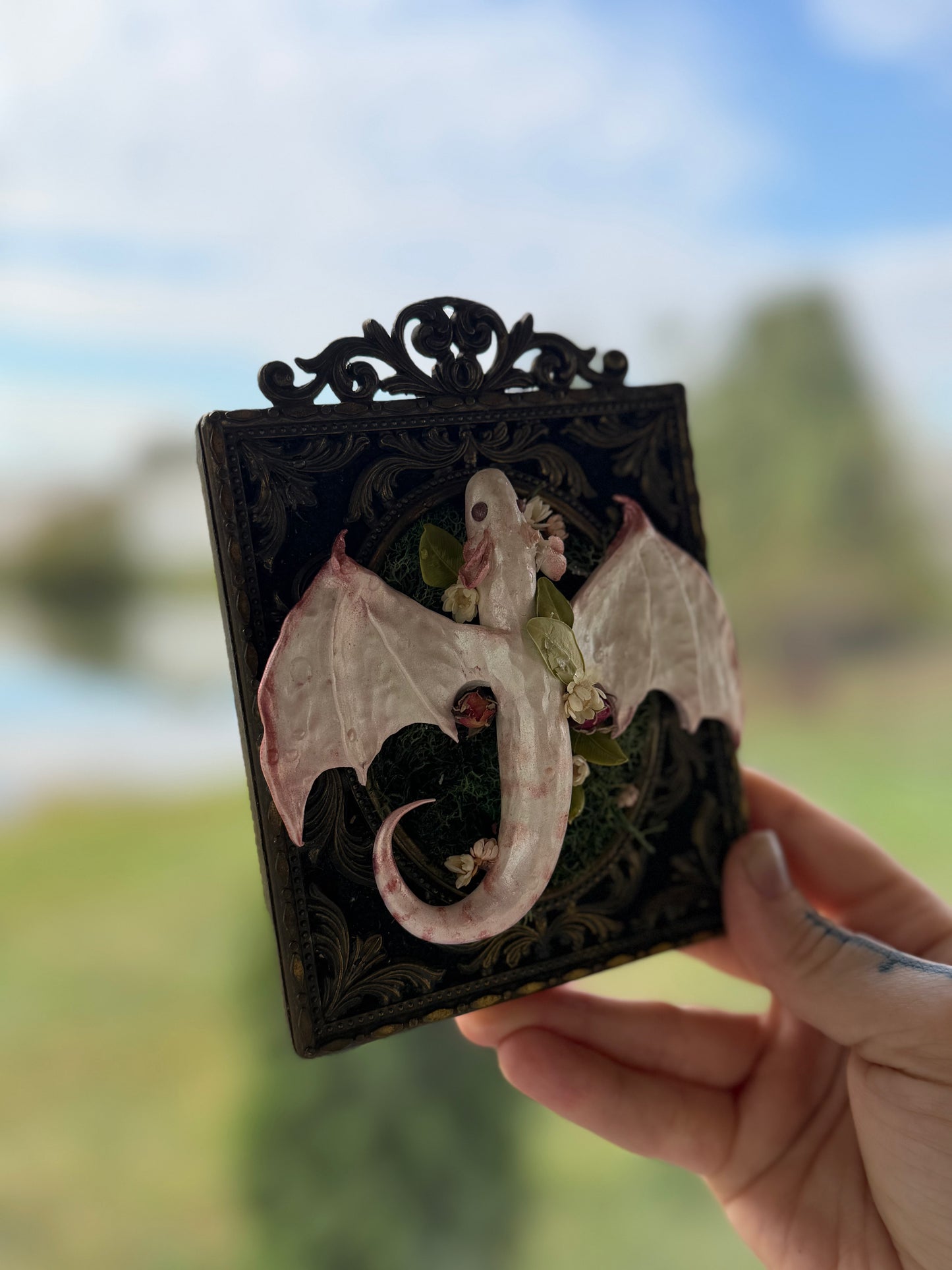 A little pink dragon companion