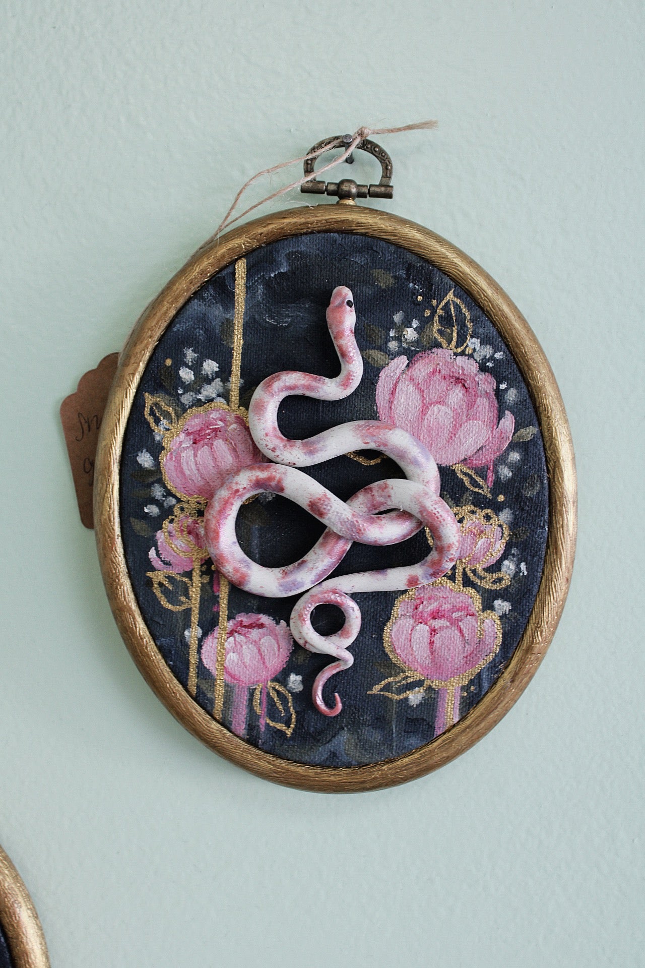 Snake & Peony Flowers