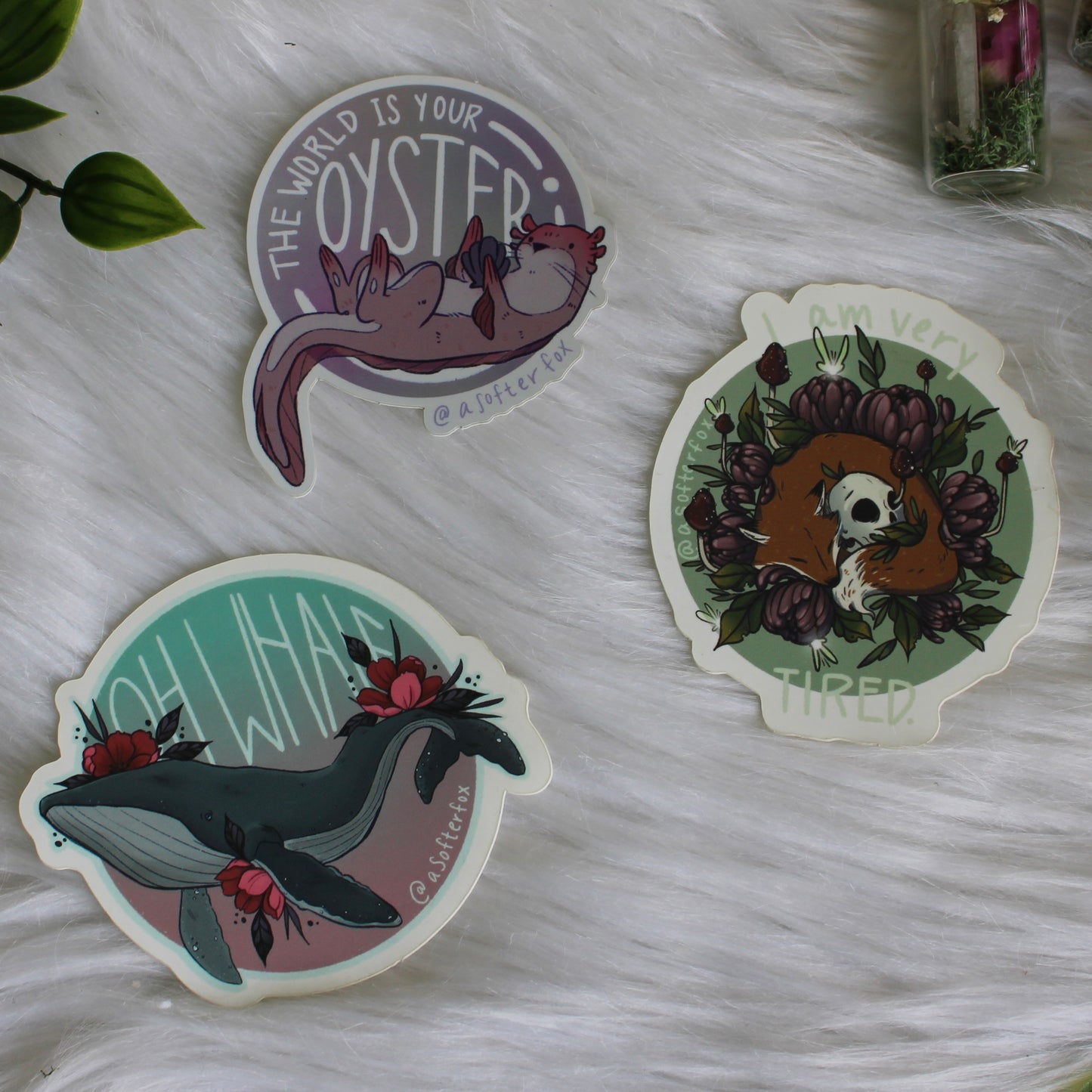 Emotional Support Sticker Set