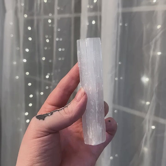 Raw Selenite Stick 4”