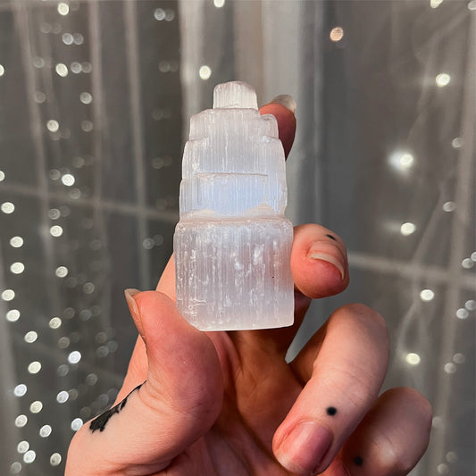 Raw Selenite Tower Small