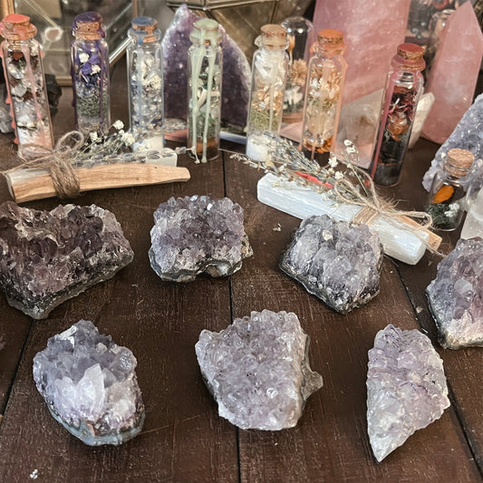 Raw Amethyst Cluster Medium