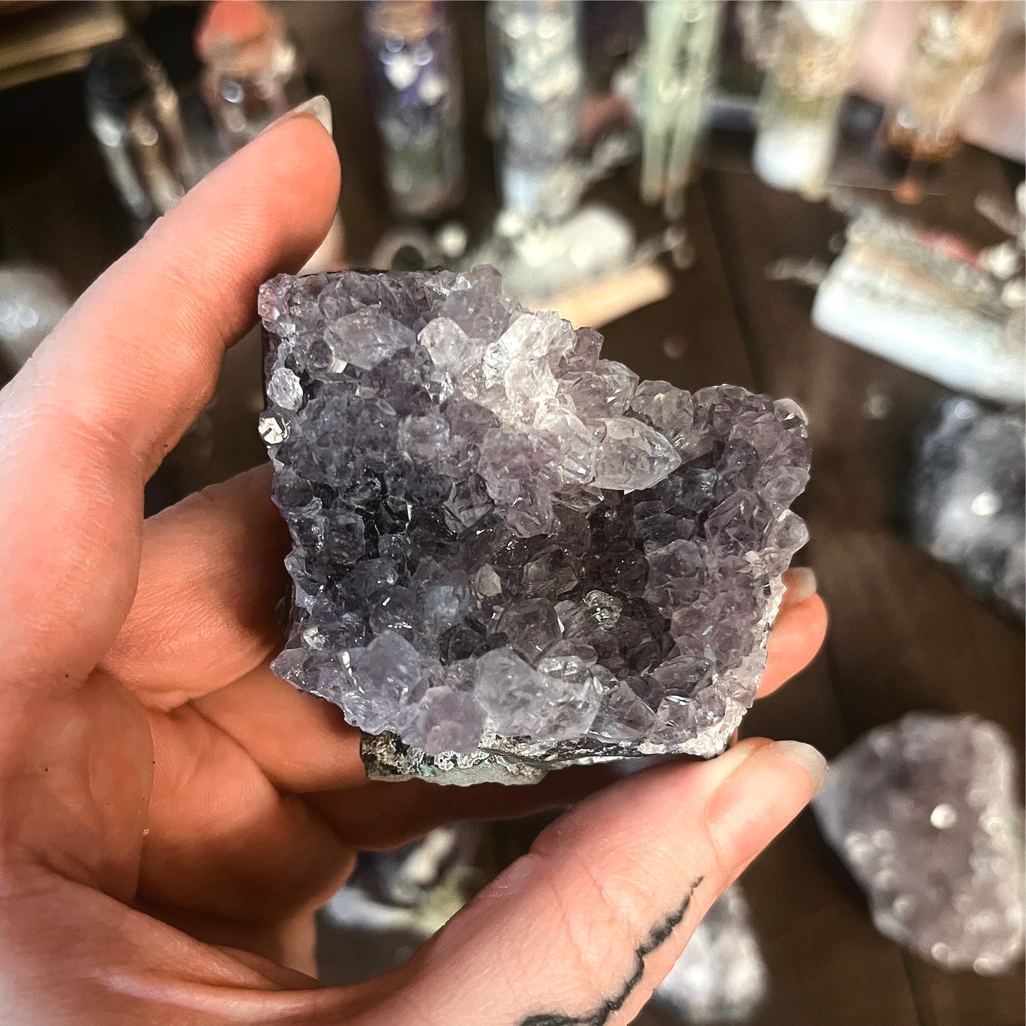 Raw Amethyst Cluster Medium